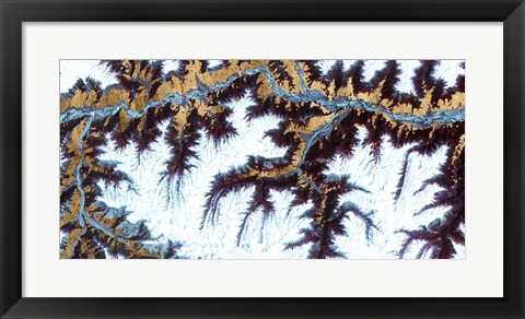 Framed Himalayas II Print