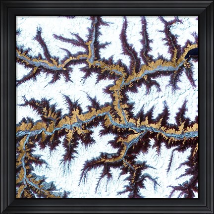 Framed Himalayas III Print