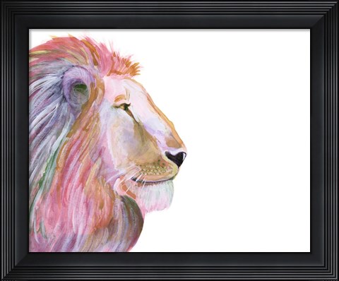 Framed Sunset Safari I Print