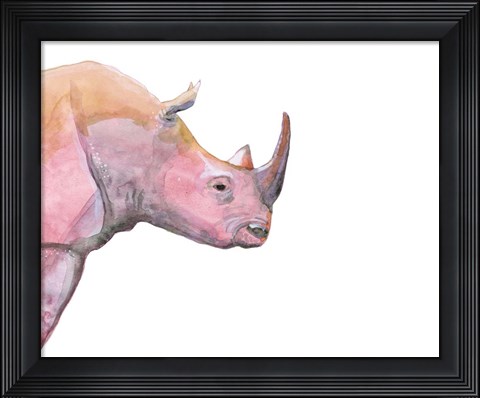 Framed Sunset Safari III Print