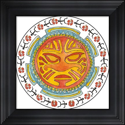 Framed Undersea Luau I Print
