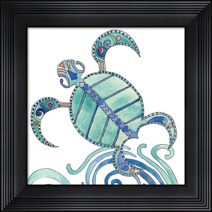 Framed Undersea Luau III Print