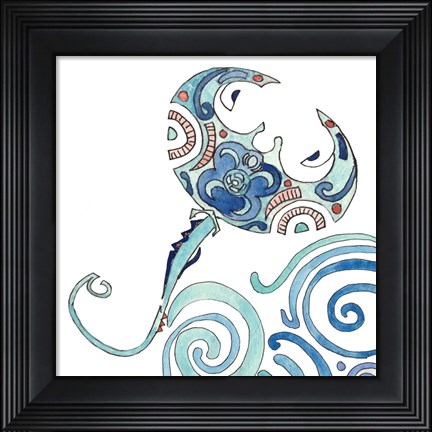 Framed Undersea Luau IV Print