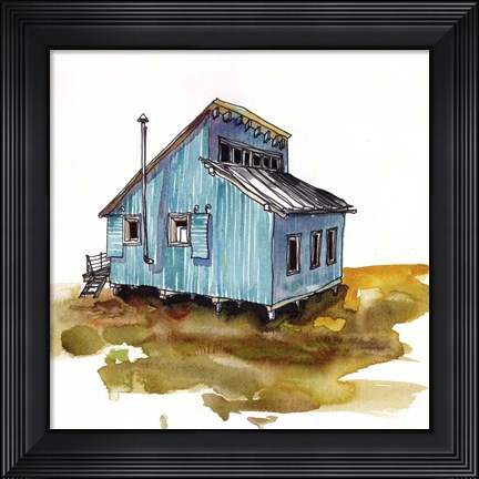 Framed Rad Cabin VI Print