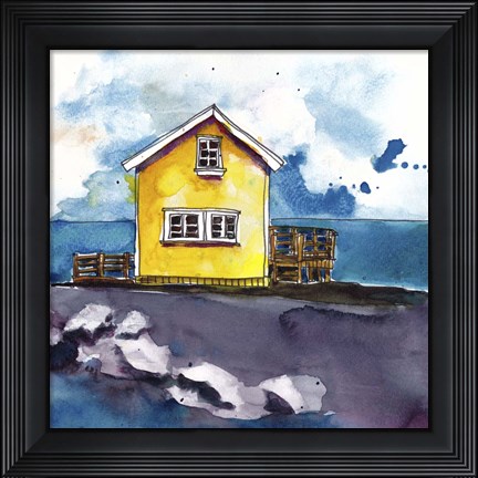 Framed Cabin Scape I Print
