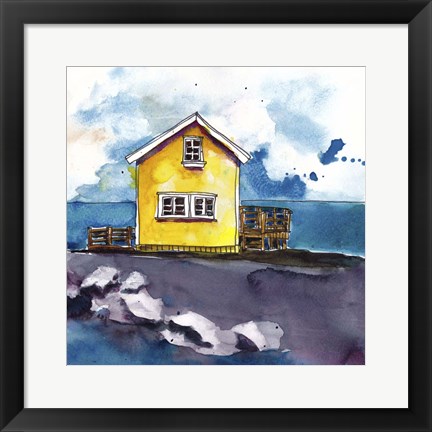 Framed Cabin Scape I Print