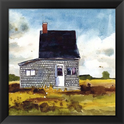 Framed Cabin Scape II Print