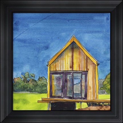 Framed Cabin Scape VI Print