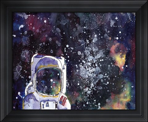 Framed Night Sky I Print