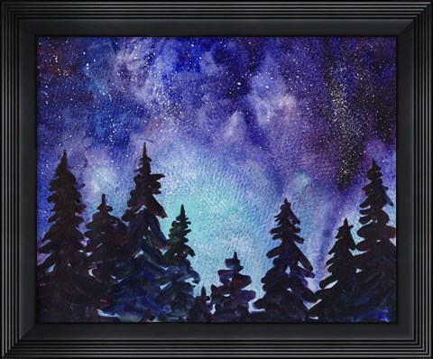 Framed Night Sky III Print
