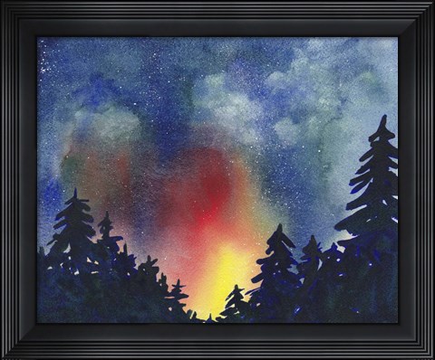Framed Night Sky IV Print
