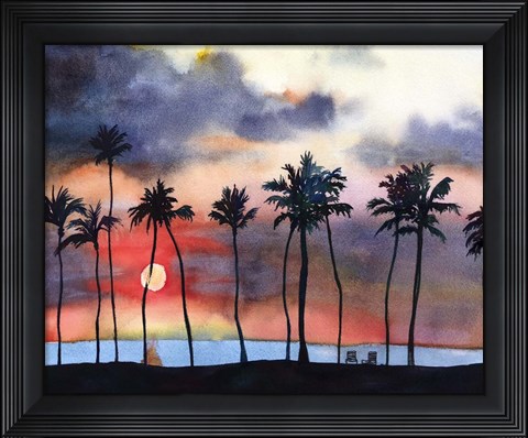 Framed Night Sky V Print