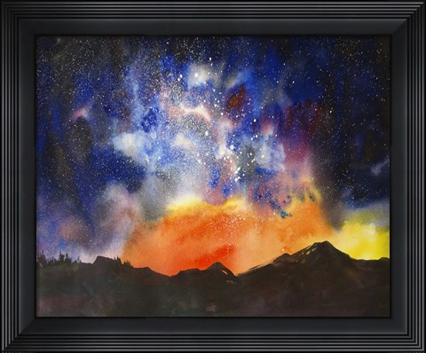 Framed Night Sky VI Print