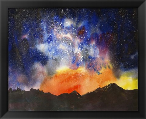 Framed Night Sky VI Print