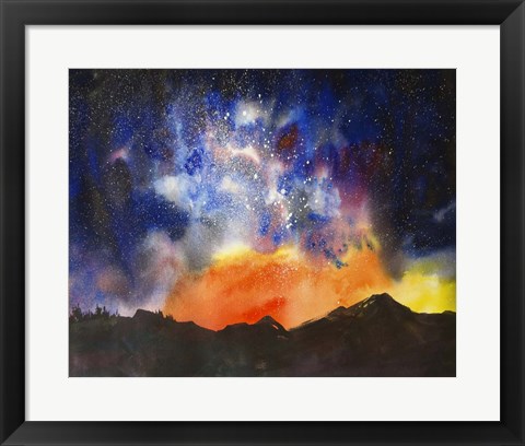 Framed Night Sky VI Print