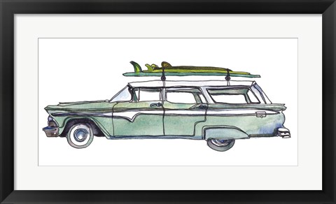 Framed Surf Car XI Print