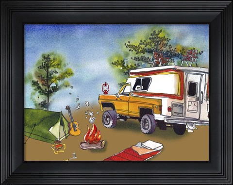 Framed Camp Out I Print