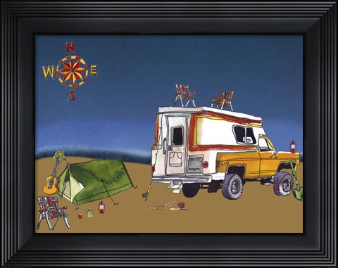 Framed Camp Out II Print
