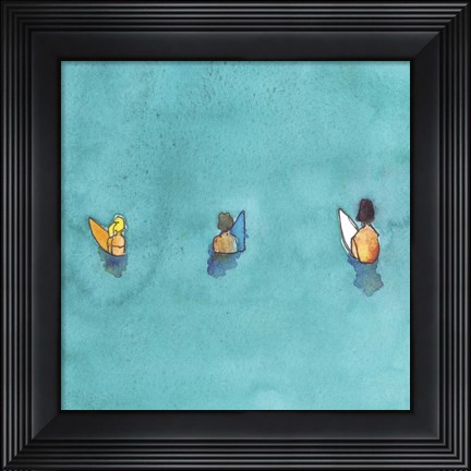 Framed Beach Vibes I Print