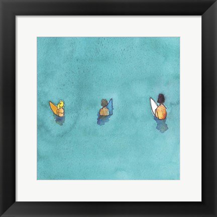 Framed Beach Vibes I Print