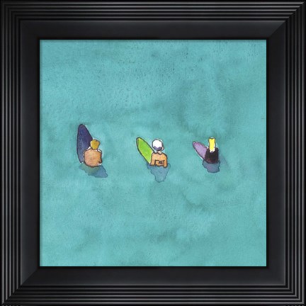 Framed Beach Vibes II Print