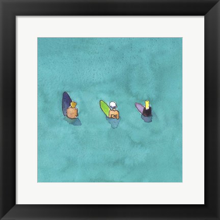 Framed Beach Vibes II Print