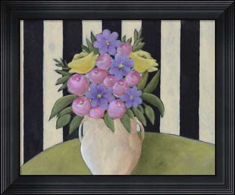 Framed Subtle Bouquet I Print