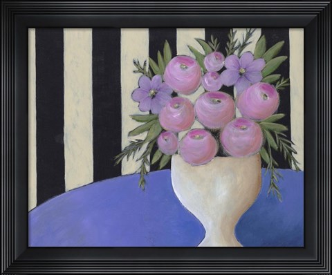 Framed Subtle Bouquet II Print