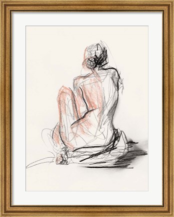 Framed Figure Gesture II Print