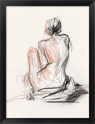 Framed Figure Gesture II Print