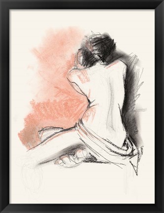 Framed Figure Gesture III Print