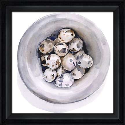 Framed Quail Egg Study I Print