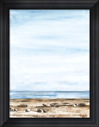 Framed Scottish Ewes II Print