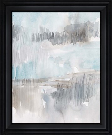 Framed Steel Stratus I Print