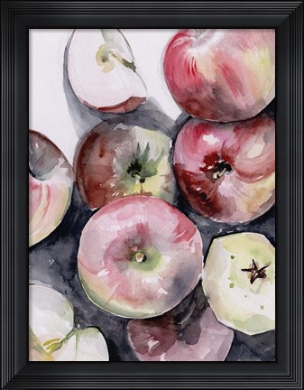 Framed Fruit Slices I Print