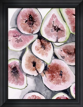 Framed Fruit Slices II Print