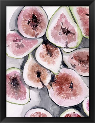 Framed Fruit Slices II Print