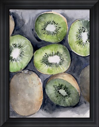 Framed Fruit Slices IV Print