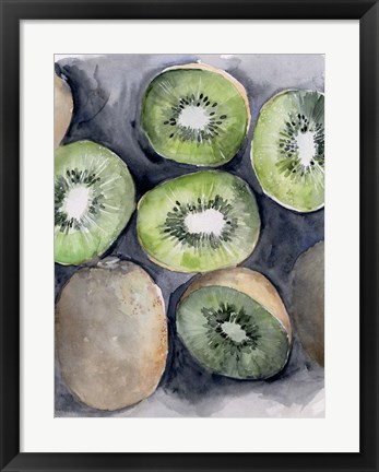 Framed Fruit Slices IV Print