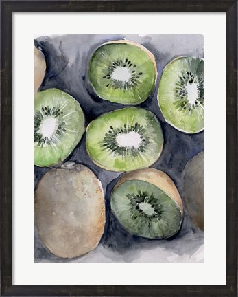 Framed Fruit Slices IV Print