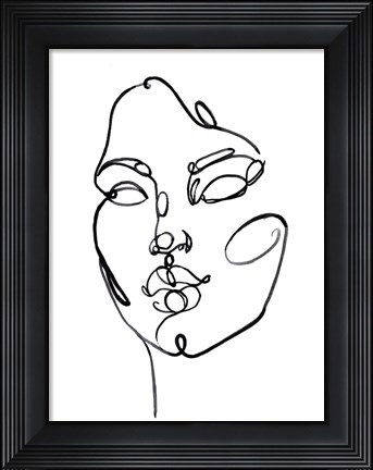 Framed Linear Thoughts I Print