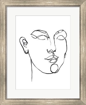 Framed Linear Thoughts II Print