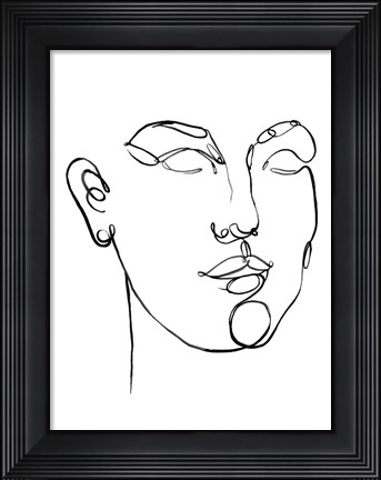 Framed Linear Thoughts II Print
