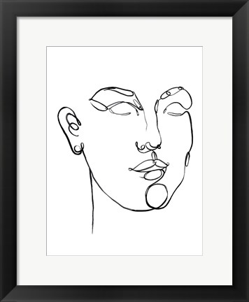 Framed Linear Thoughts II Print