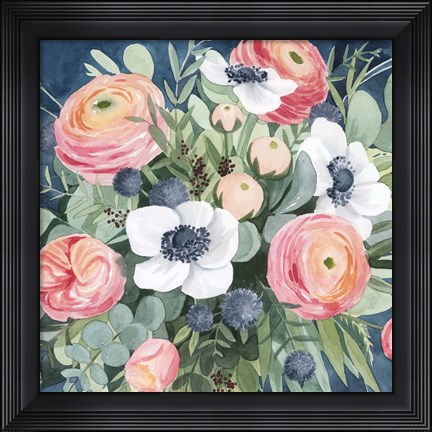 Framed Bewitching Bouquet II Print