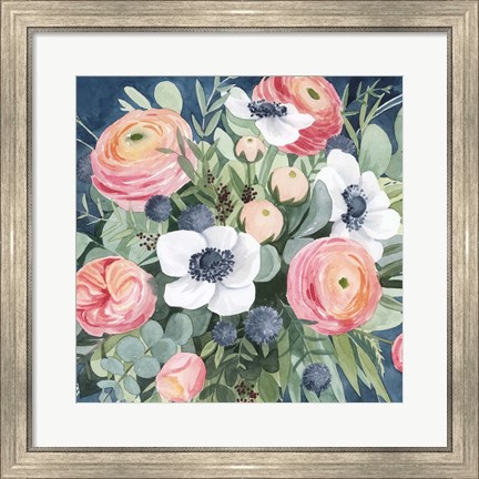Framed Bewitching Bouquet II Print