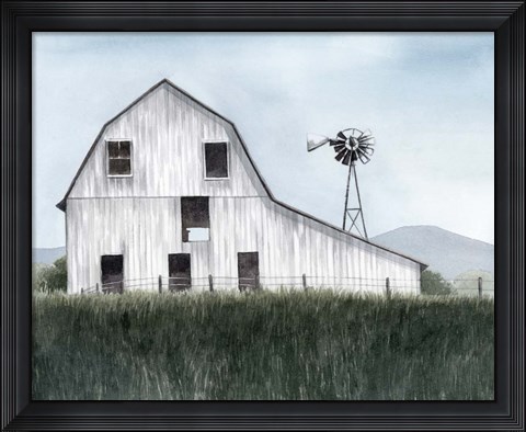 Framed Bygone Barn I Print