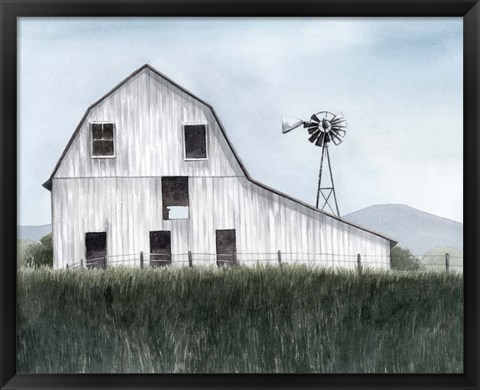 Framed Bygone Barn I Print