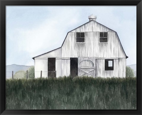 Framed Bygone Barn II Print