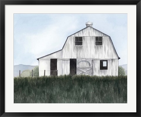 Framed Bygone Barn II Print